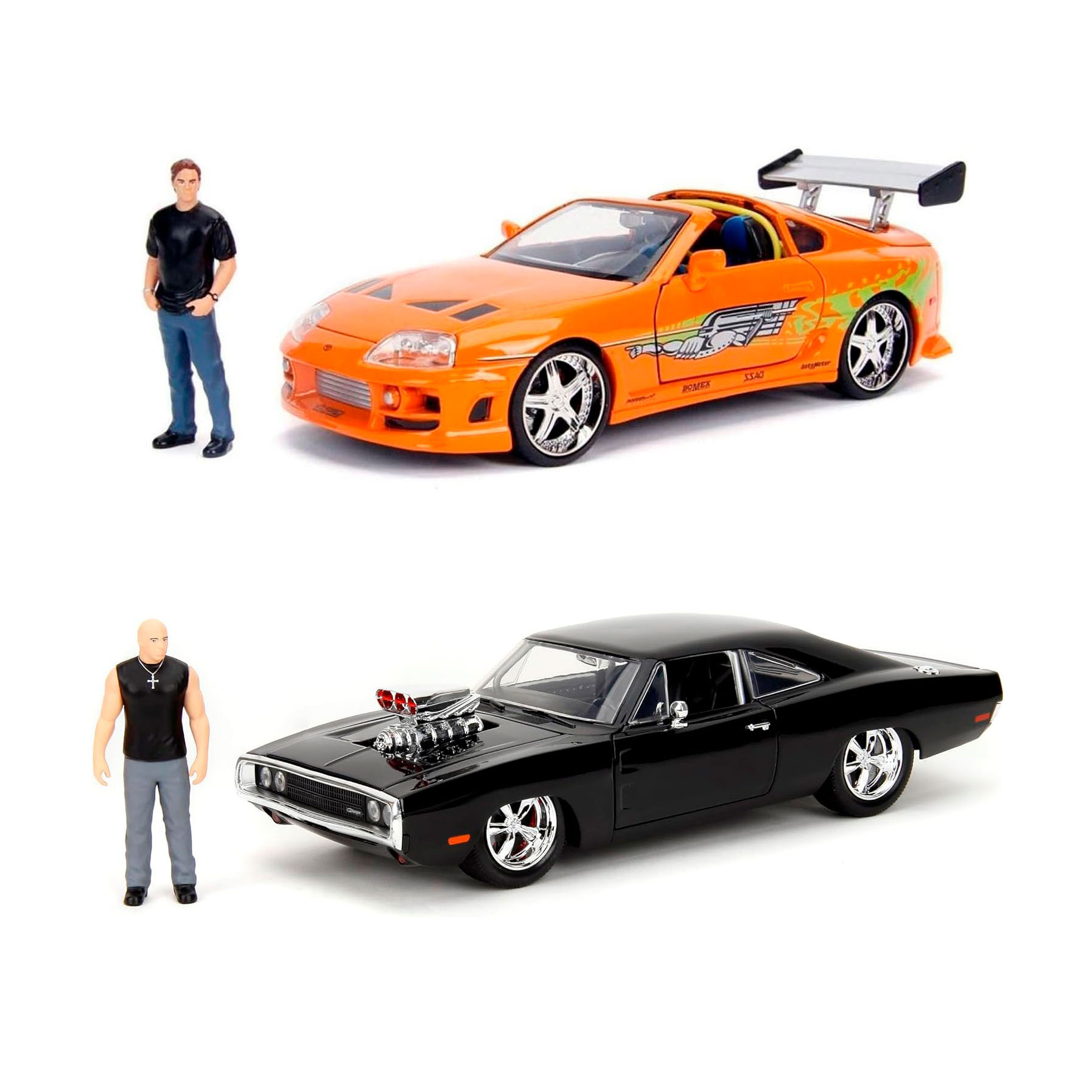 Dodge Charger R/T + TOYOTA SUPRA MK4 + Personaje Brian O’Conner + DOM TORETTO - Rápidos y Furiosos · imagen 3