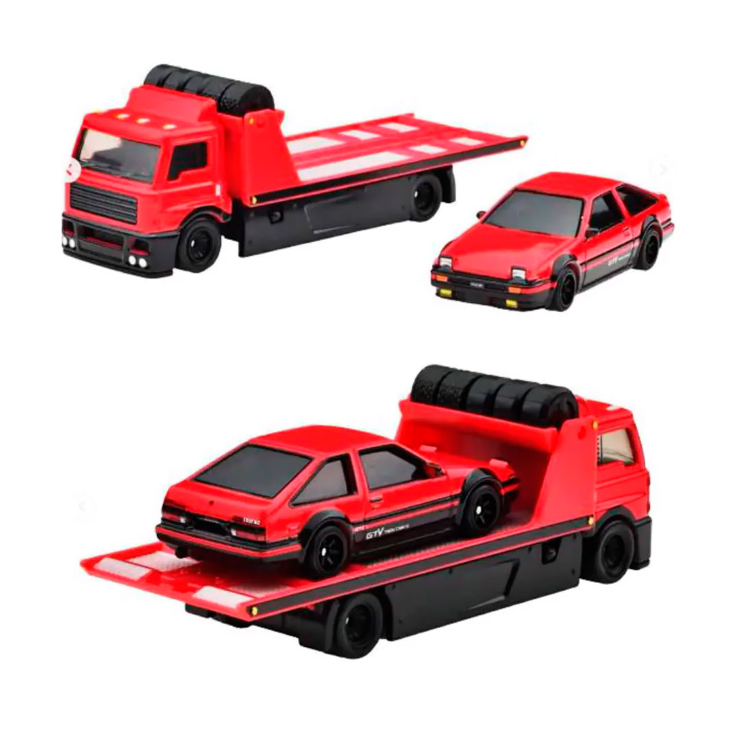 TOYOTA AE86 SPRINTER TRUENO + Camion Grua - CAR CULTURE · imagen 1