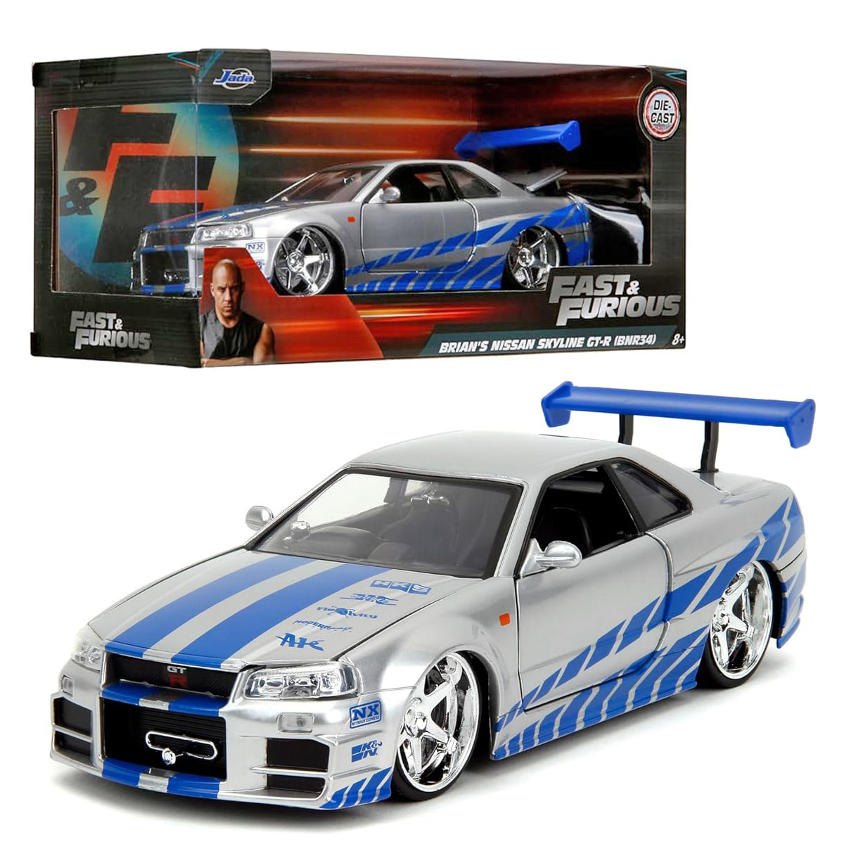 NISSAN SKYLINE GT-R R34 (BNR34) 1999 – Brian O’Conner – Rápidos y Furiosos · imagen 2