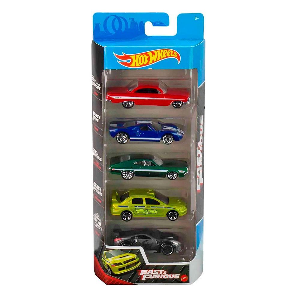 BLISTER PACK DE 5 AUTOS - FAST & FURIOUS - Rápidos y Furiosos · imagen 1
