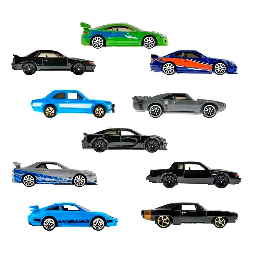 BOX PACK DE 10 FAST & FURIOUS - HOT WHEELS - Rápidos y Furiosos - ECLIPSE · imagen 2