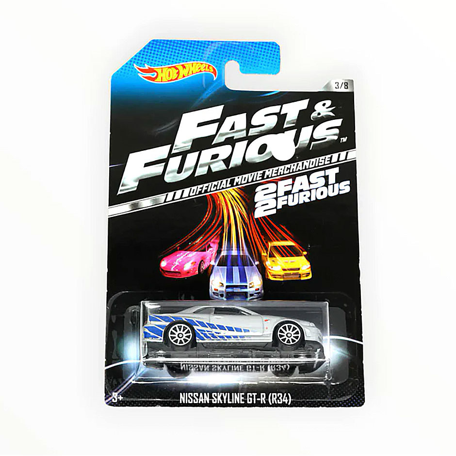 NISSAN SKYLINE R34 - BRIAN - MERCHANDISE EDITION - FAST & FURIOUS – Rápidos y Furiosos · imagen 5