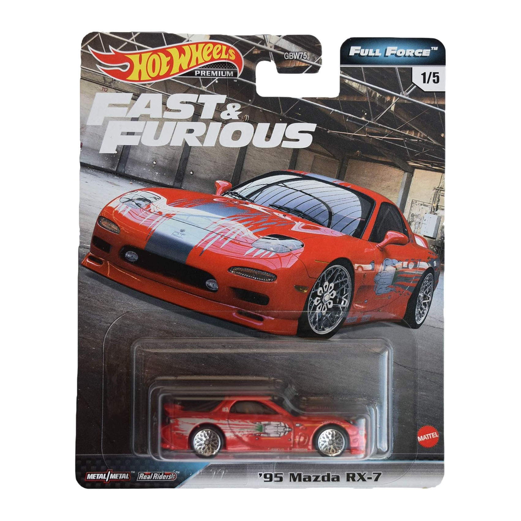 MAZDA RX7 PREMIUM - TORETTO - BLISTER FAST AND FURIOUS - Rápidos y Furiosos - SUBASTA